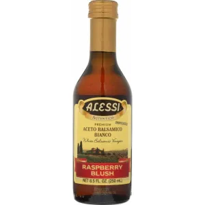 Alessi White Balsamic Vinegar Raspberry Blush, 8.5 oz (Case of 4)