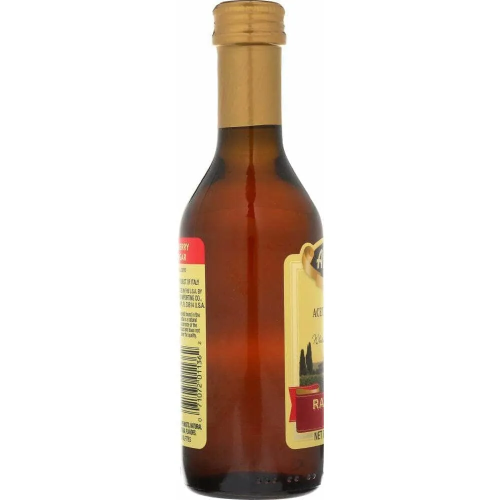 Alessi White Balsamic Vinegar Raspberry Blush, 8.5 oz (Case of 4)
