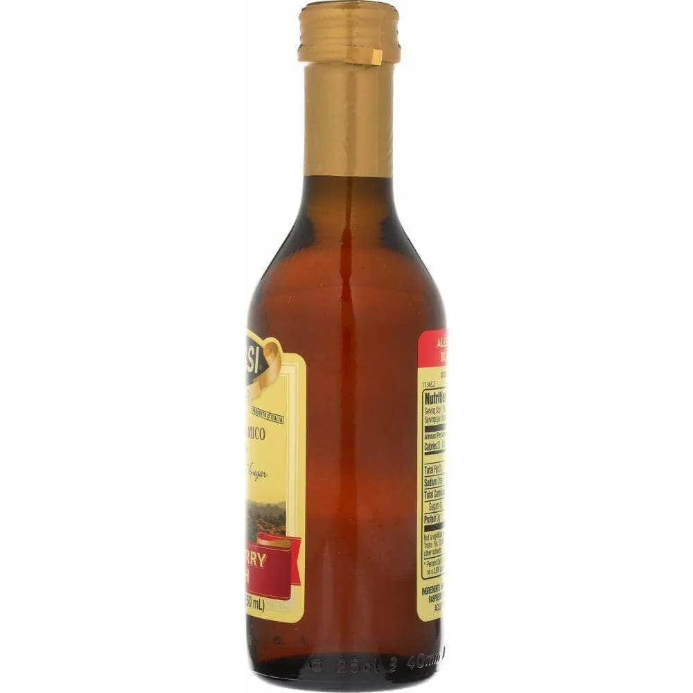 Alessi White Balsamic Vinegar Raspberry Blush, 8.5 oz (Case of 4)