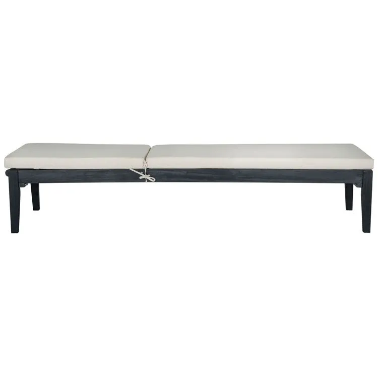 Arcata Sunlounger - Dark Slate Gray/Beige