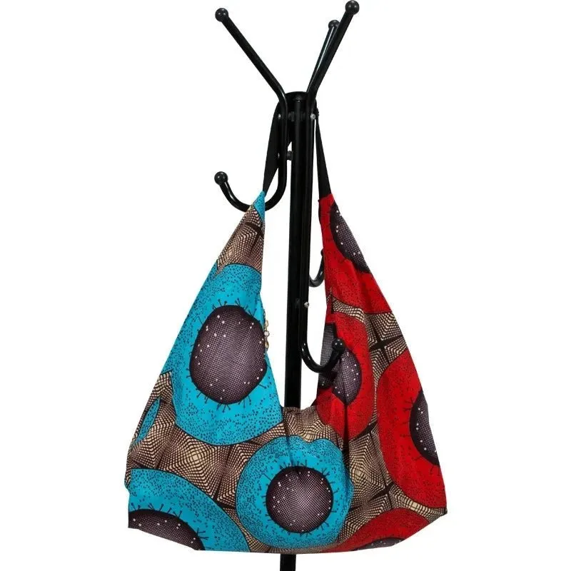 Authentic African Wax Fabric for Sewing: Vibrant Prints for Handcrafted Women's Fashion Bags with Full Lining
