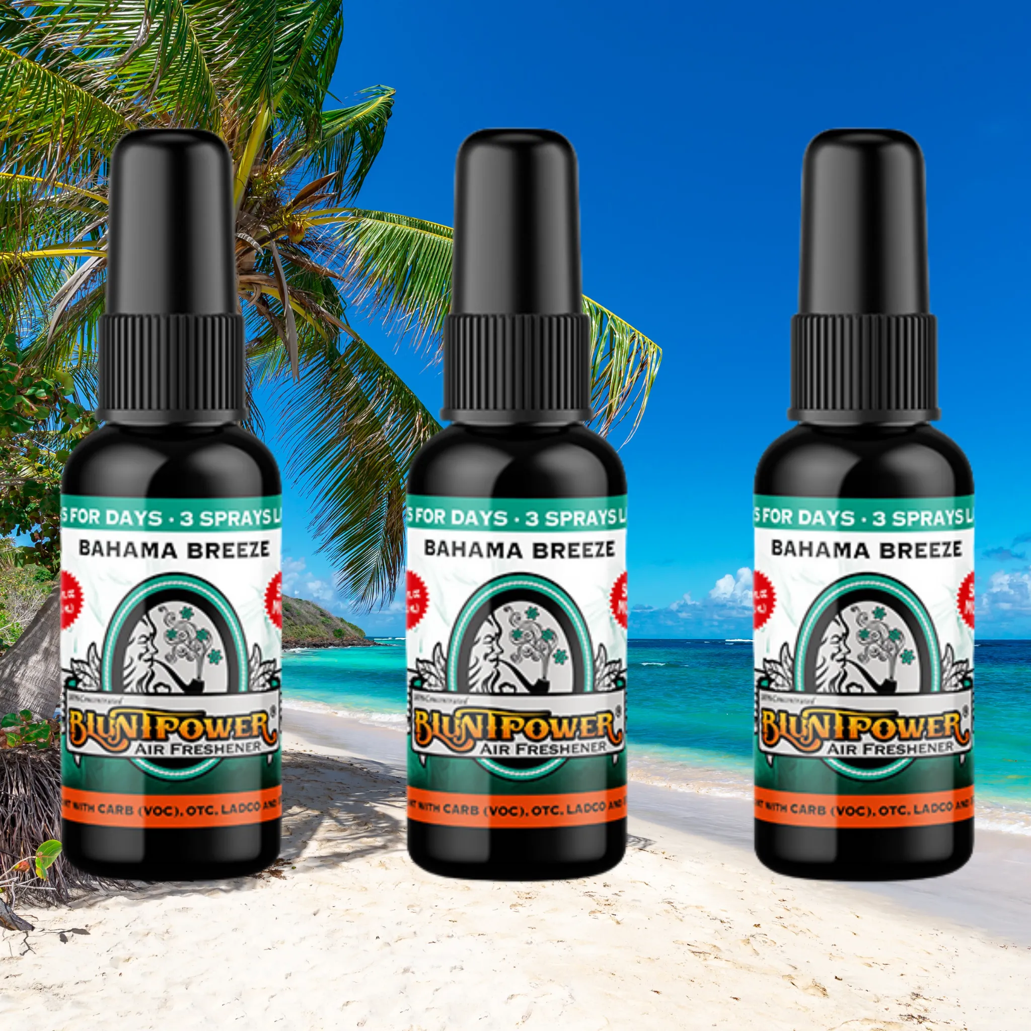 Bahama Breeze Spray Air Freshener Bundle  (3 Pack)
