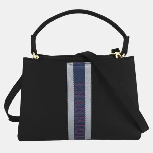 Black Leather Deauville Crossbody