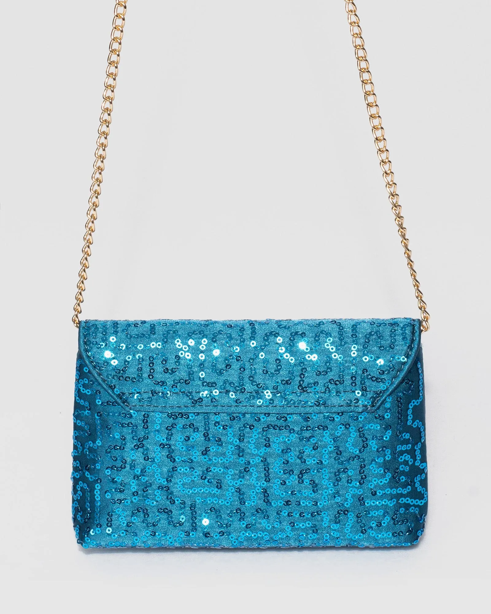 Blue Brielle Star Clutch Bag