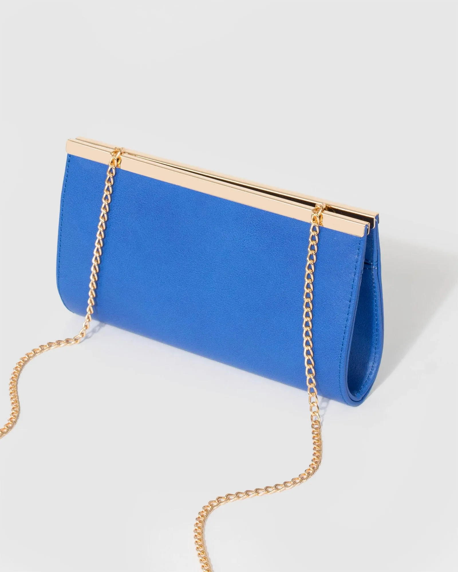Blue Taylor Classic Clutch Bag