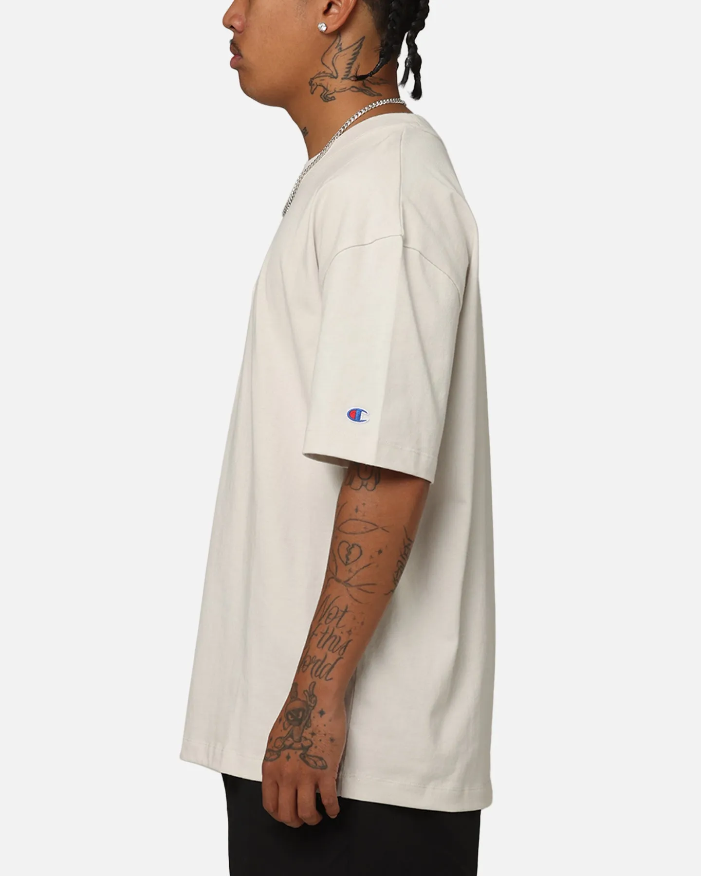 Champion Heritage New Script T-Shirt Sand