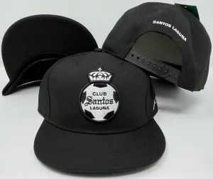 Club Santos Laguna Snapback Sk-93 Pro Brand Cap Hat Black WL