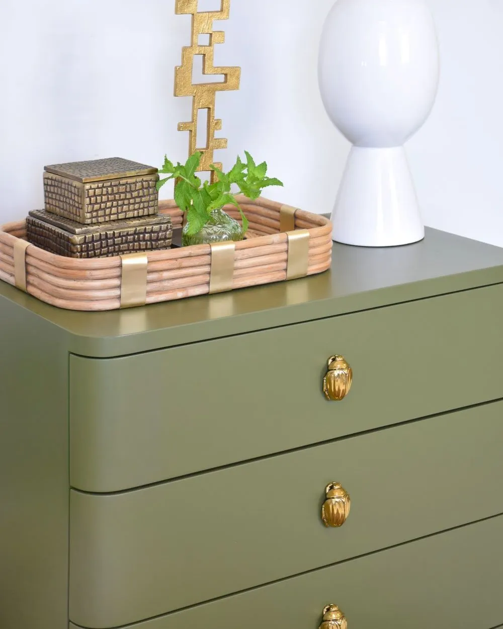 Fleur Olive Side Table