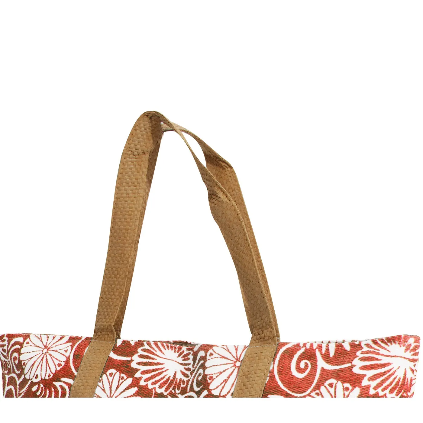 FLOSO Womens/Ladies Woven Floral Print Summer Handbag