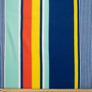 Funky Stripes Printed Polar Fleece Design 160