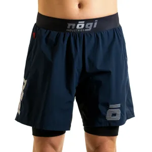 Ghost 7" Premium Lined Grappling Shorts - Neptune Blue by Nogi Industries