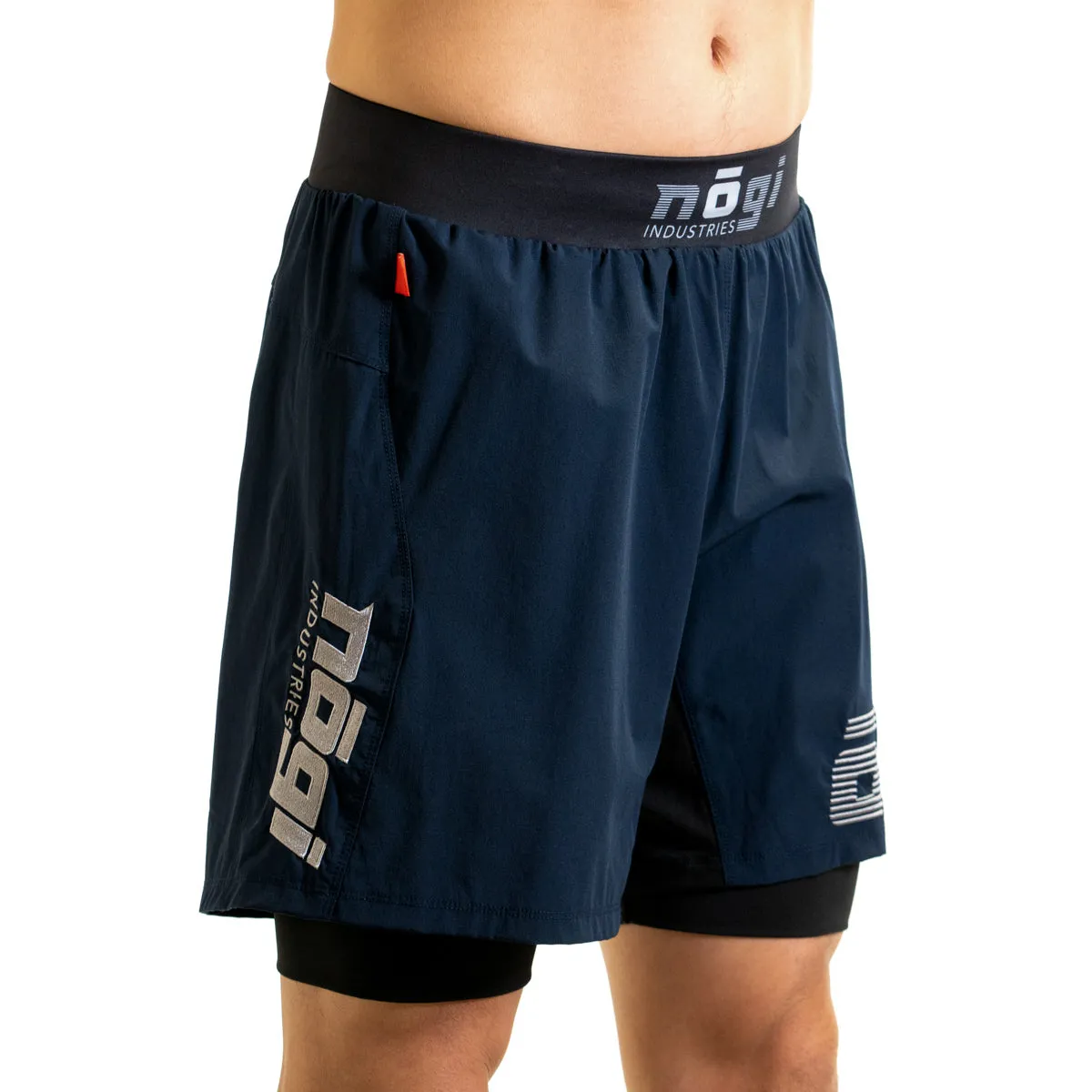 Ghost 7" Premium Lined Grappling Shorts - Neptune Blue by Nogi Industries