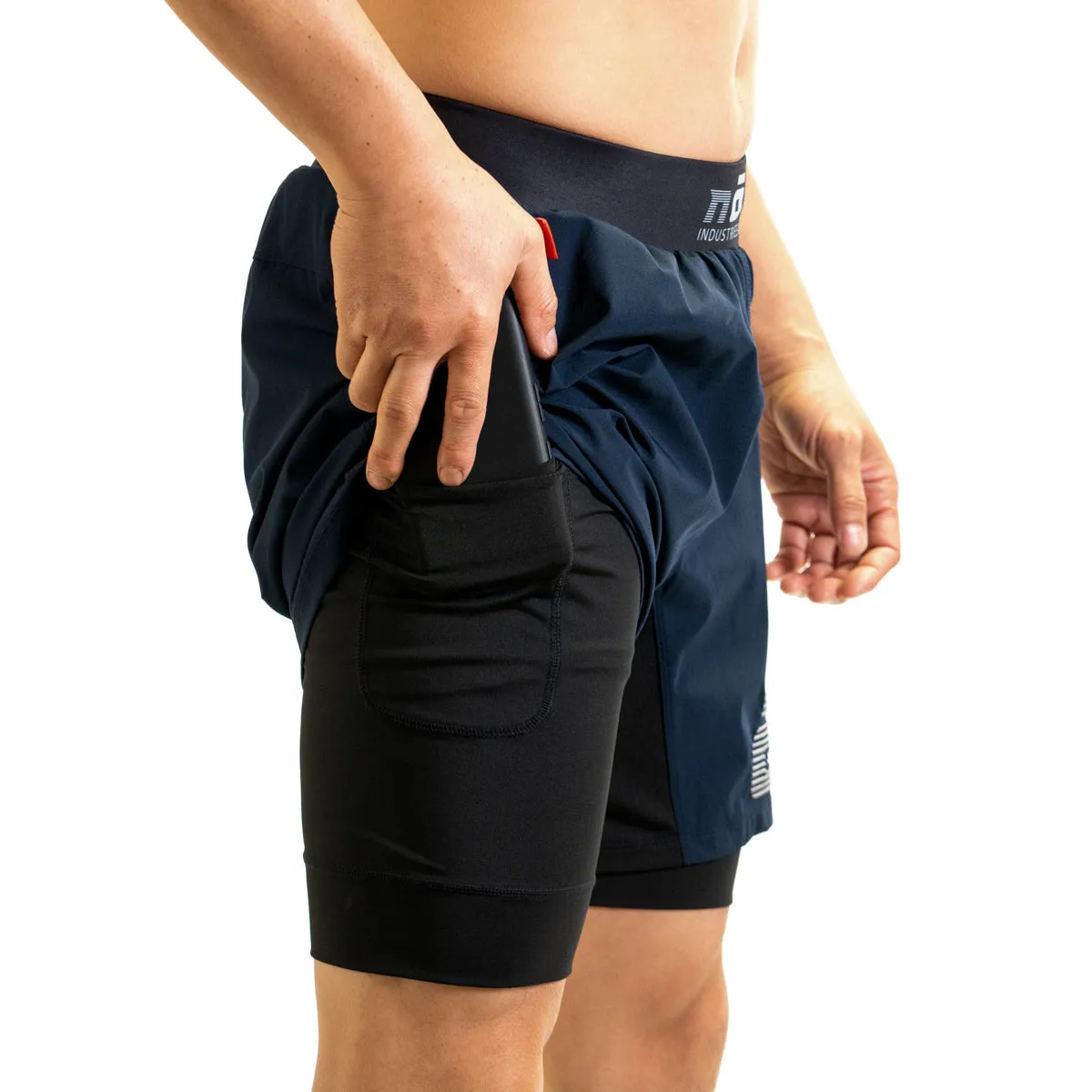 Ghost 7" Premium Lined Grappling Shorts - Neptune Blue by Nogi Industries