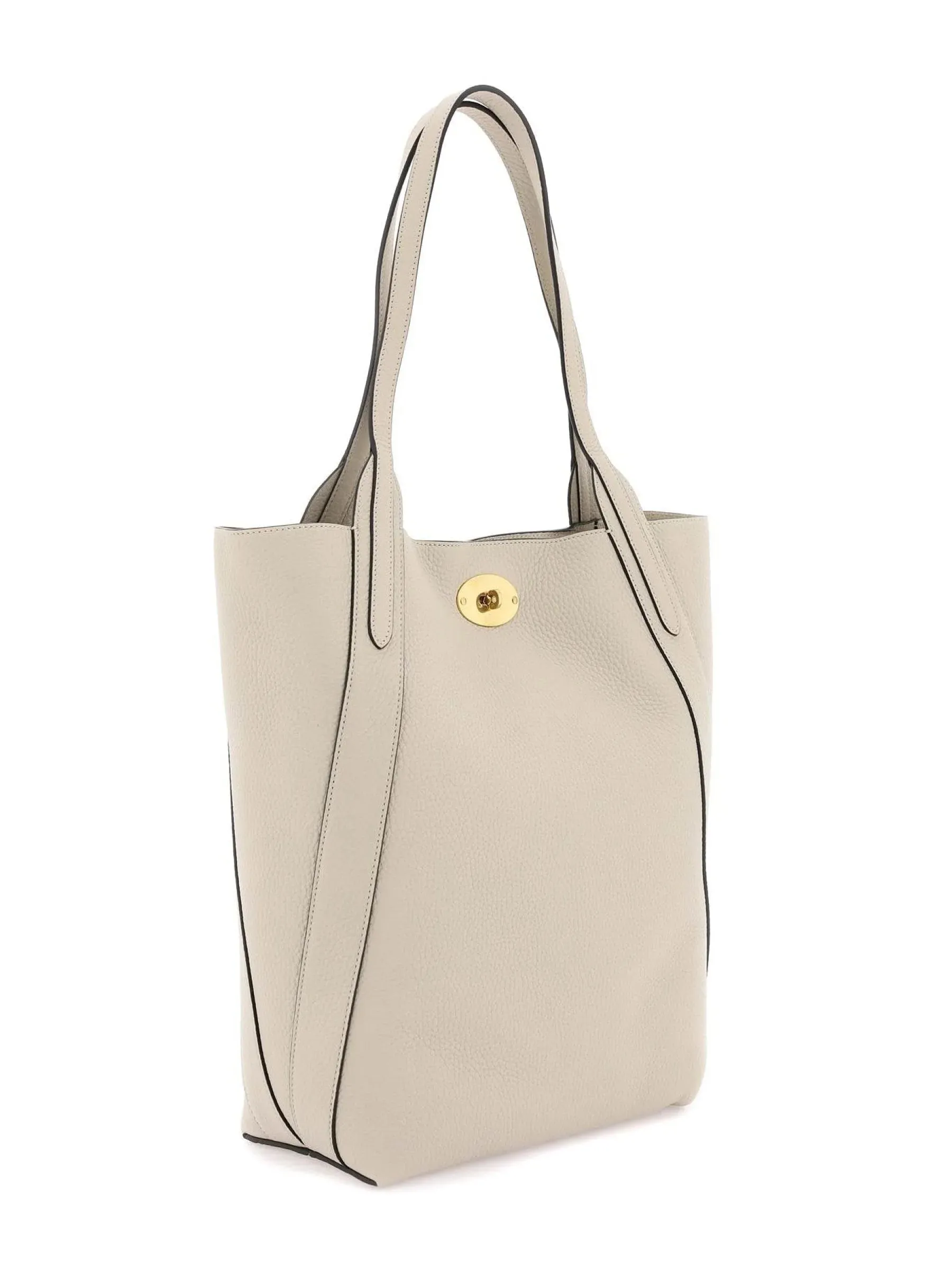 Grained Leather Tote