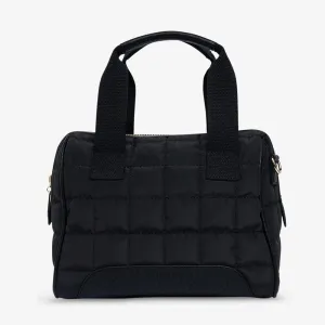 Hartley Quilted Doctors Bag | Black & Oyster