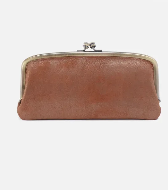 HOBO Cora Large Framed Wallet Patina