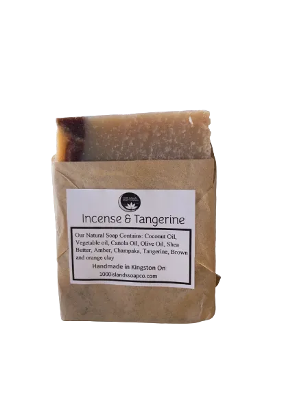 Incense & Tangerine Natural Soap Bar