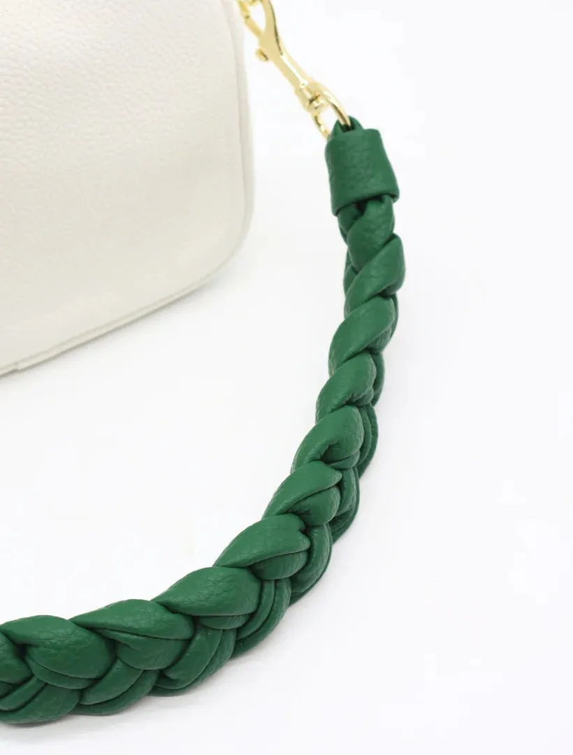 Jacie Plaited Strap Green