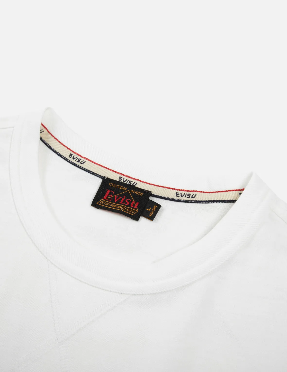 Koi and Seagull Brushstroke Daicock Digital Print Loose Fit T-shirt