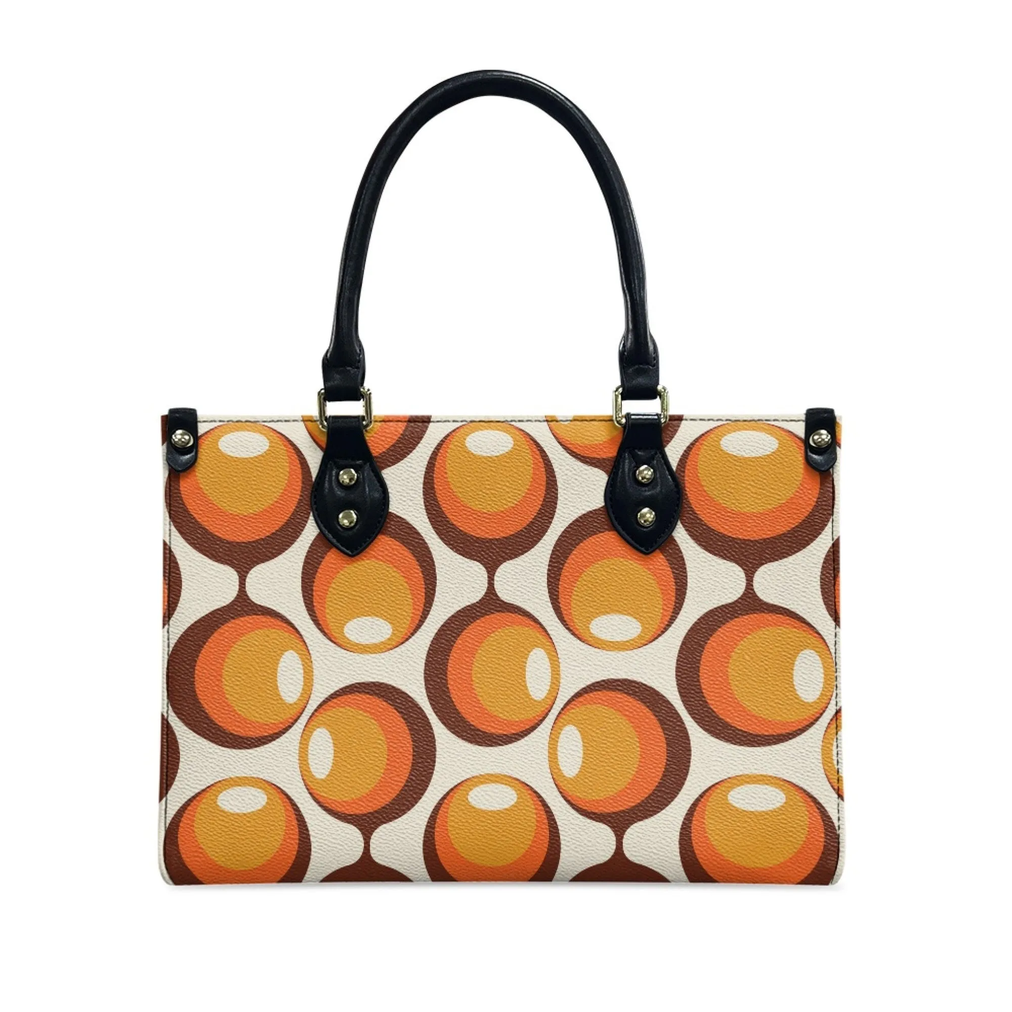 Mid Century Handbag, Mod Purse, Mod 60s handbag, 60s style handbag, Mod orange opt art bag, Space Age Handbag, 60s Purse, Orange Purse