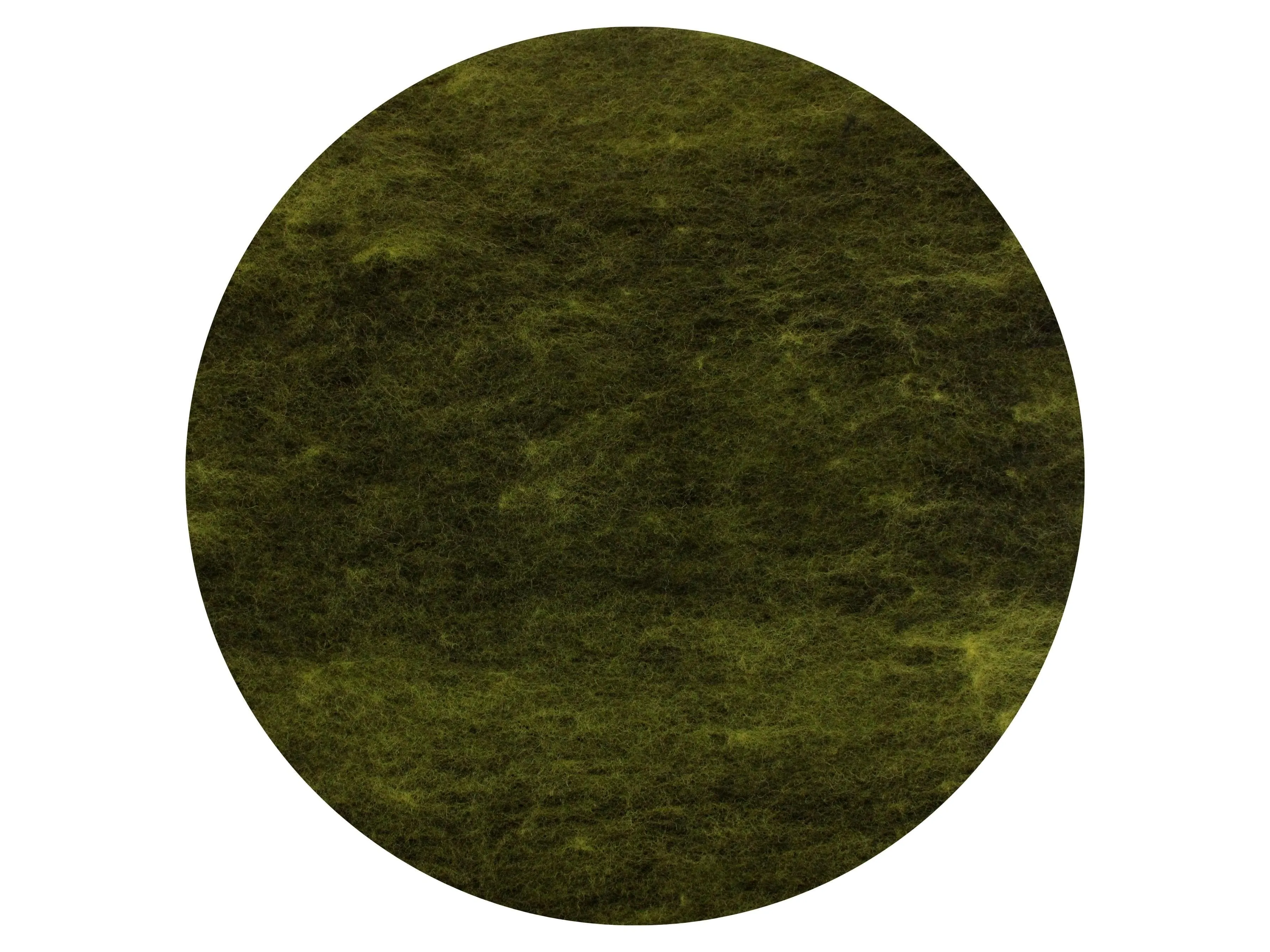 Moss Green Mottled Australian Merino batts