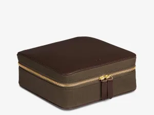 M/S Capsule - Army/Dark Brown