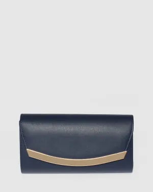 Navy Blue Sammi Clutch Bag