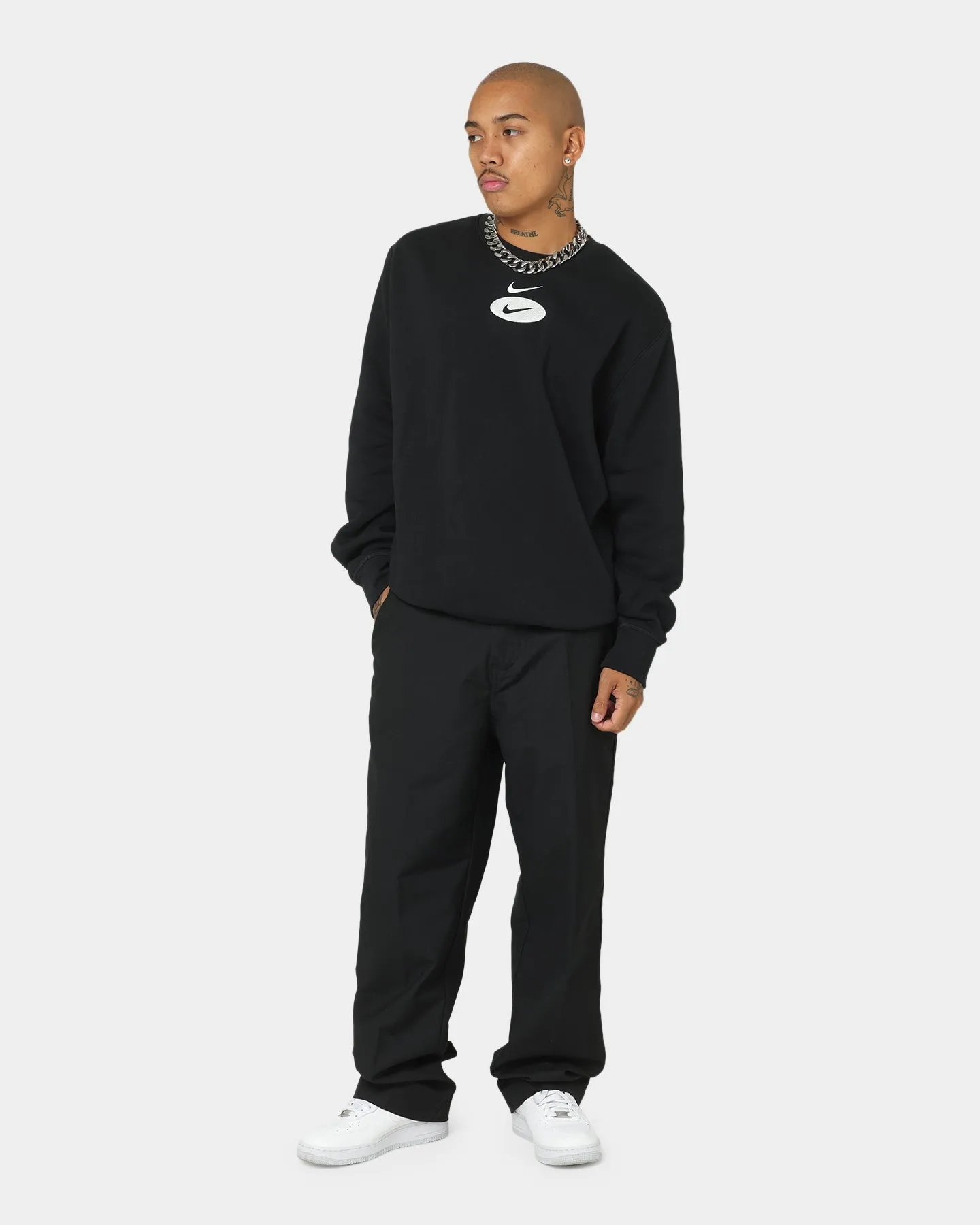 Nike Nike Sportswear Swoosh League Fleece Crew Black