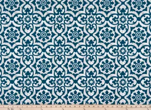 Outdoor Fabric - Athens Zaffre Polyester Fabric By Premier Prints