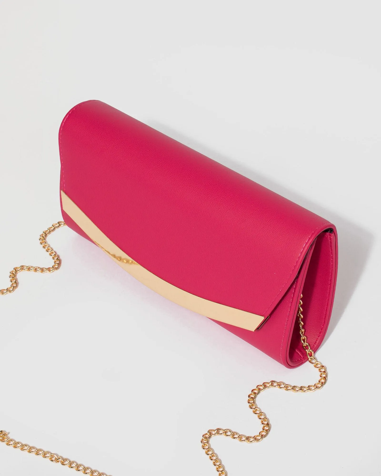 Pink Sammi Evening Clutch Bag