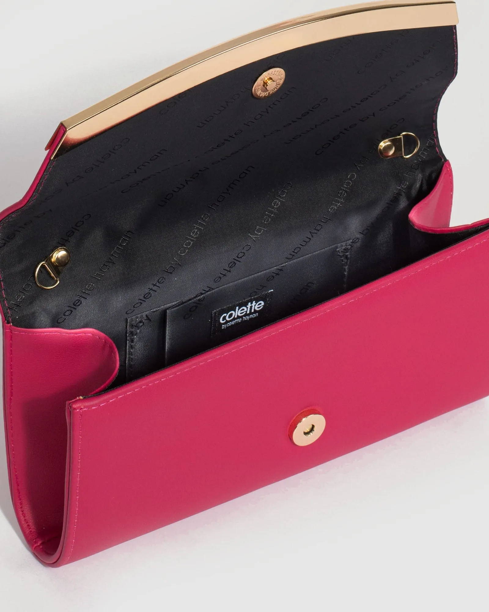 Pink Sammi Evening Clutch Bag
