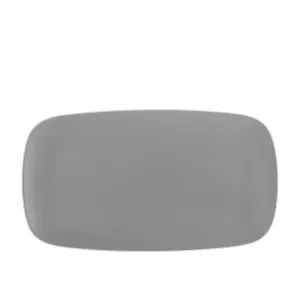 Pop Soft Rectangular Platter in Slate