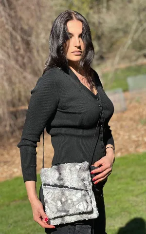 Prague Handbag - Cascade Luxury Faux Furs