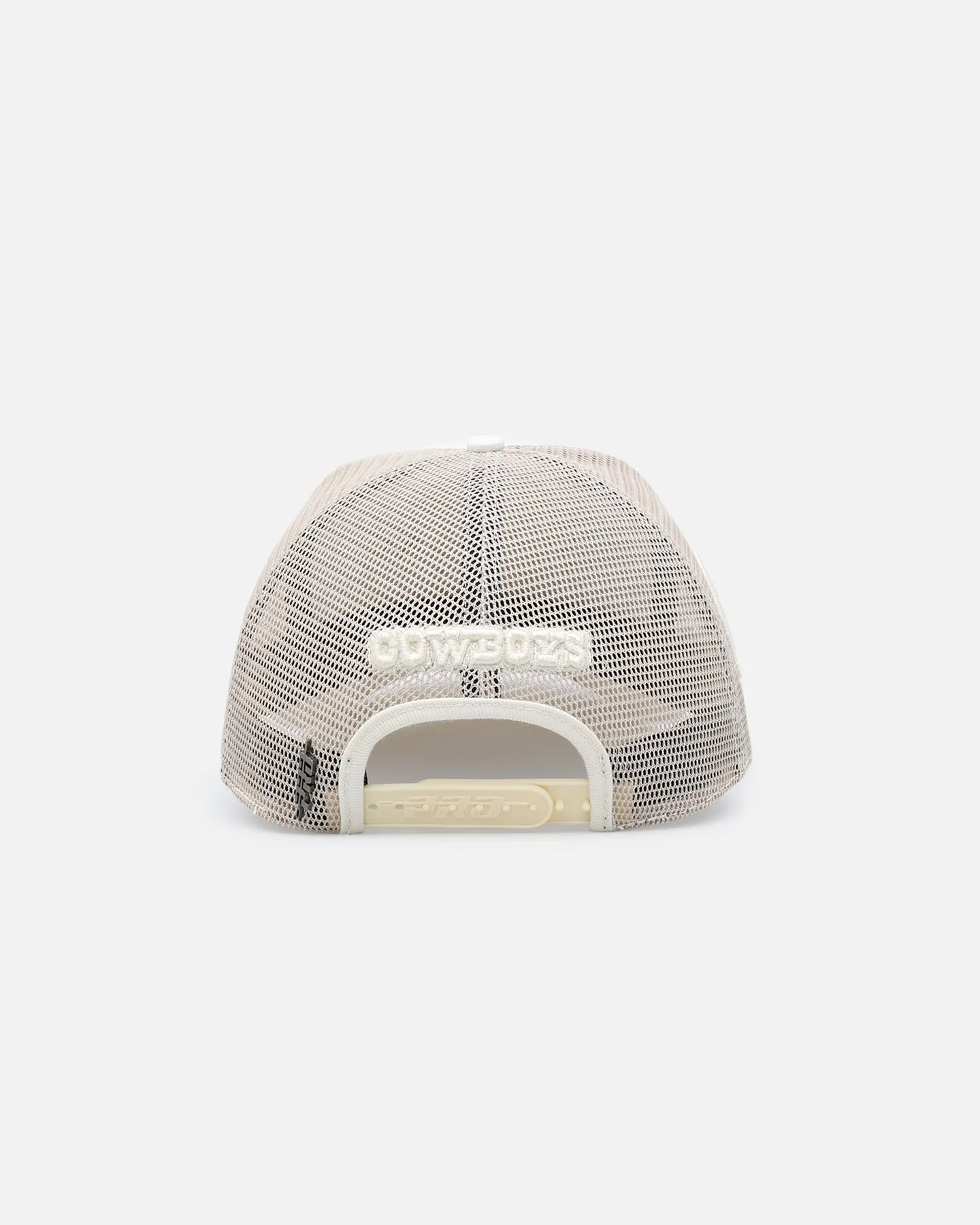 Pro Standard Dallas Cowboys Pinch Front Trucker Snapback Eggshell