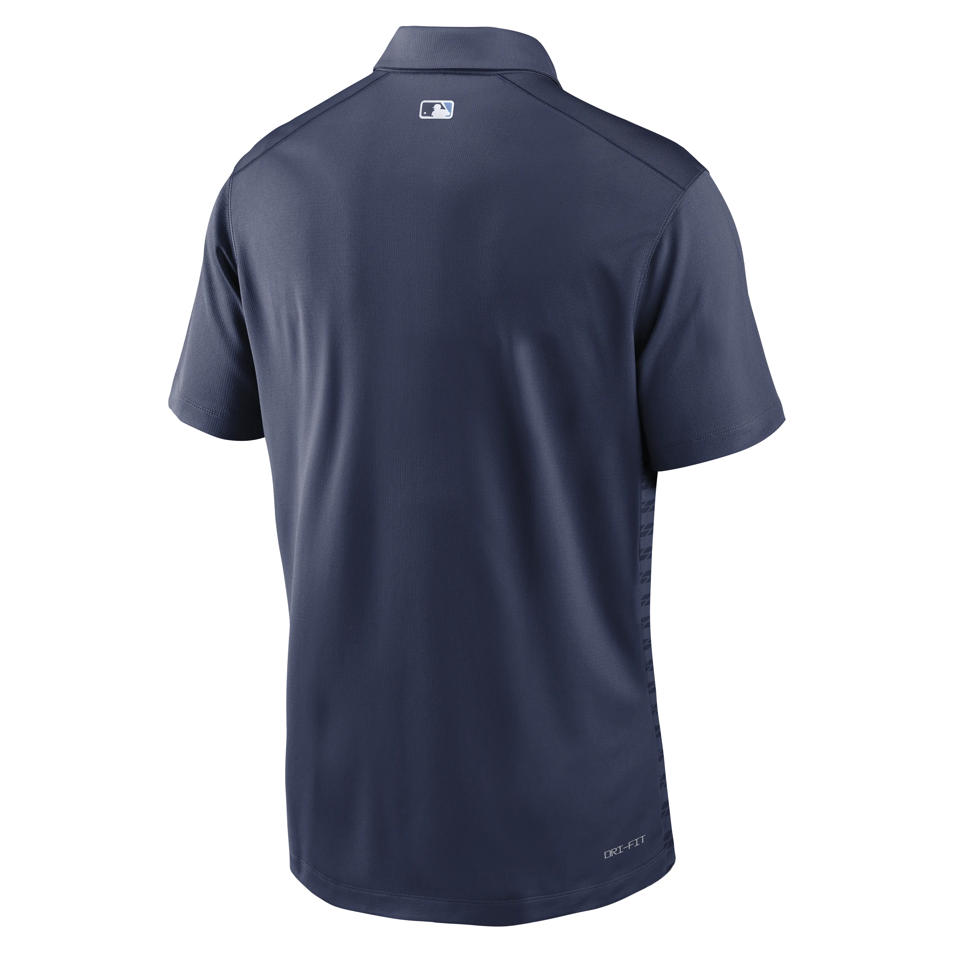 Rays Men's Nike 2025 Navy Authentic Collection Victory Striped Performance Polo