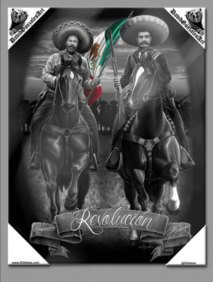 REVOLUCION - Small Canvas Art - 12" X 16"