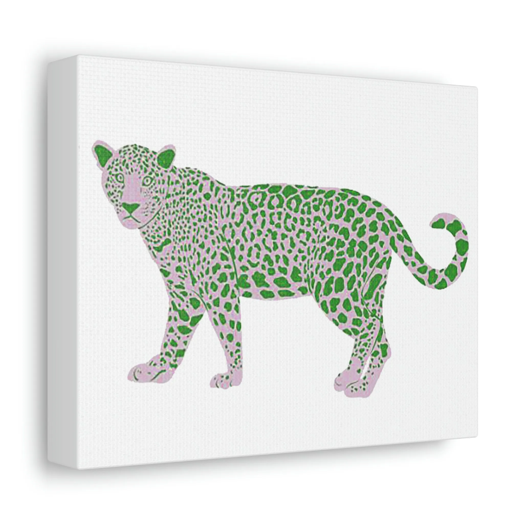 Spotted Leopard Stretched Canvas