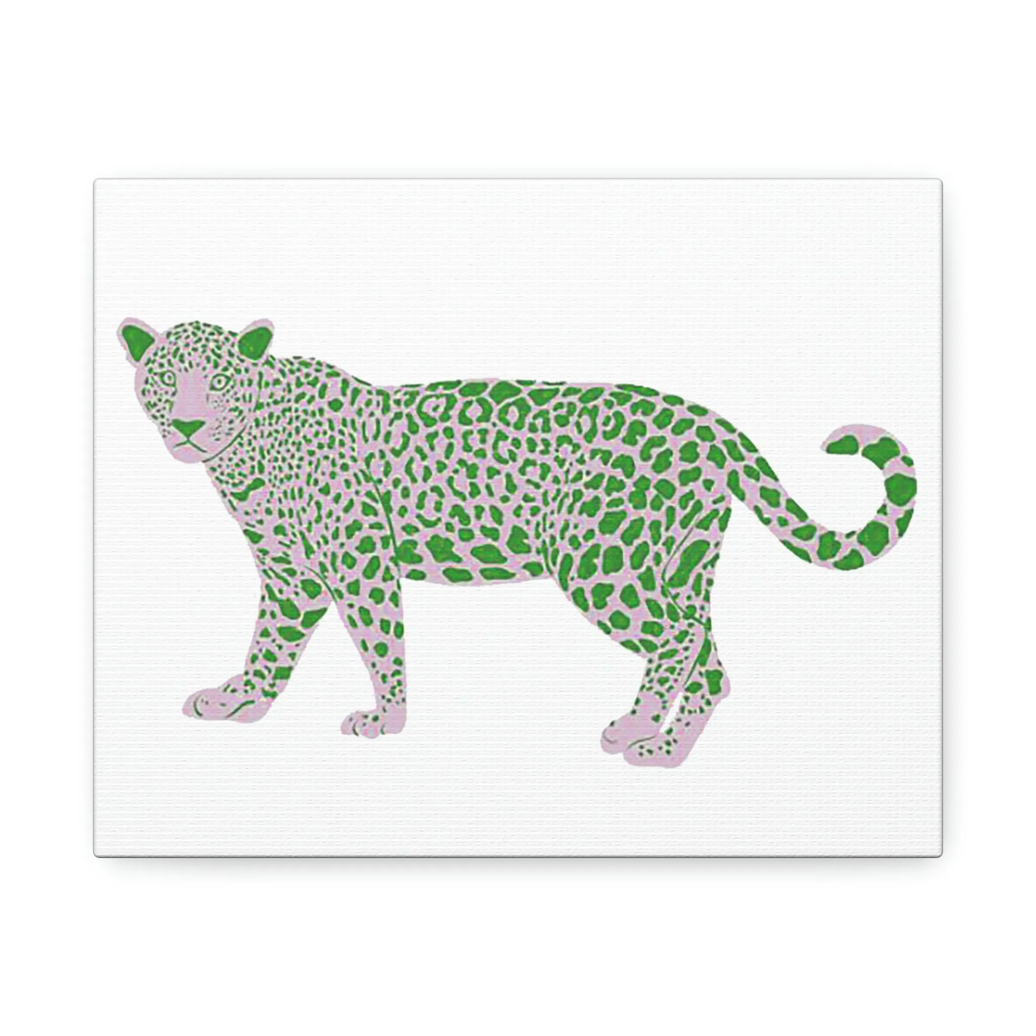 Spotted Leopard Stretched Canvas