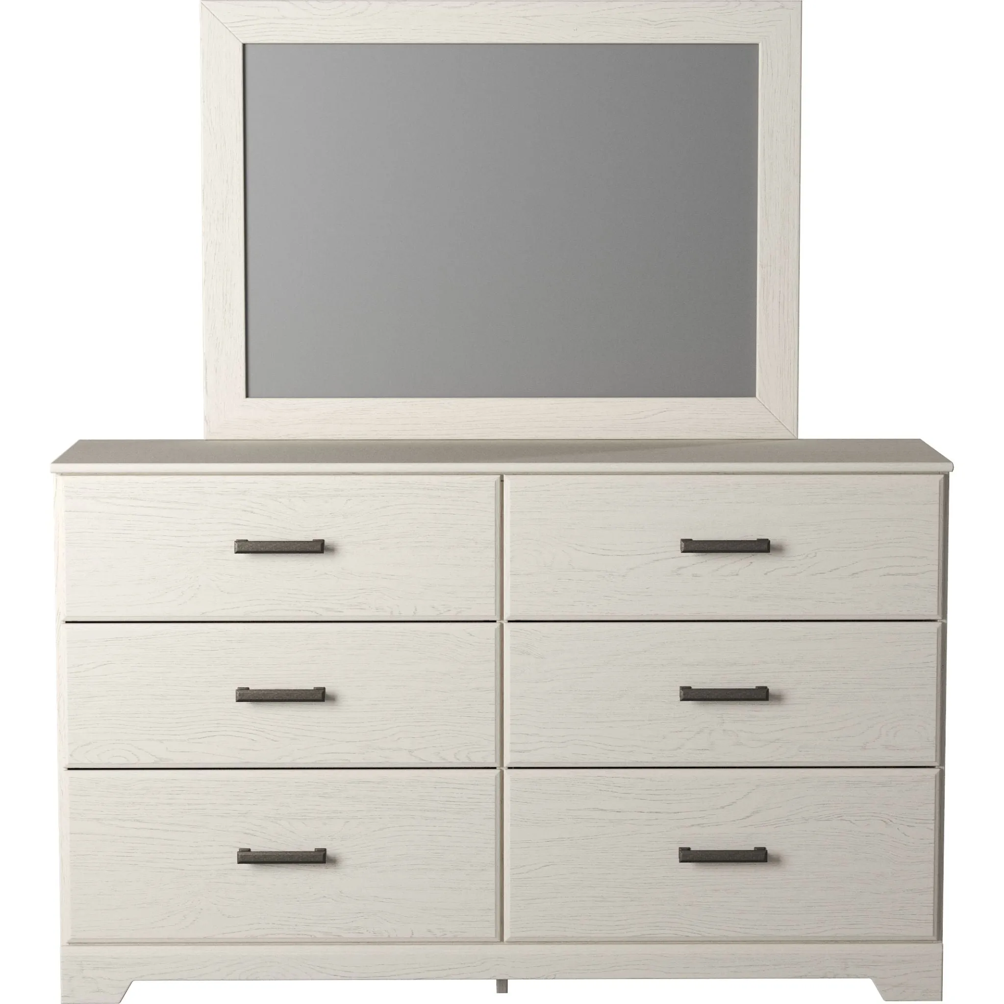 Stelsie Dresser and Mirror - White