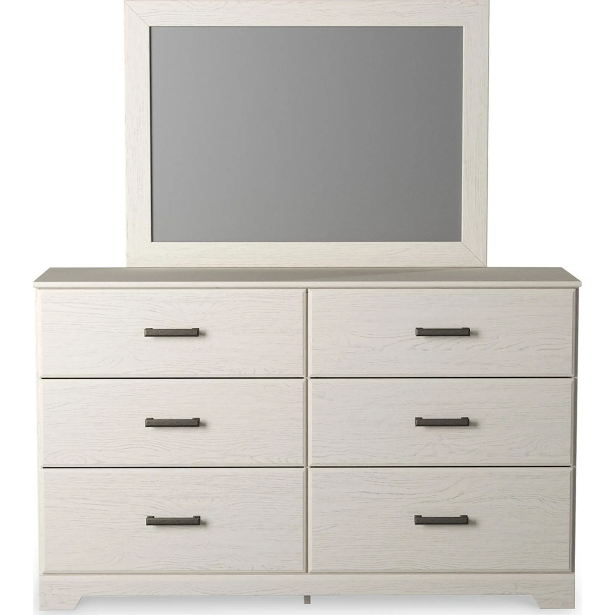 Stelsie Dresser and Mirror - White