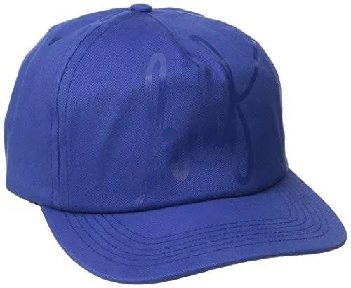 Tonal Script Snapback, Blue, One Size