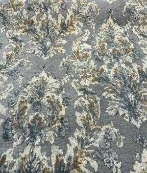 Upholstery Chenille Mill Creek Tradition Mineral Gray Fabric By The Yard