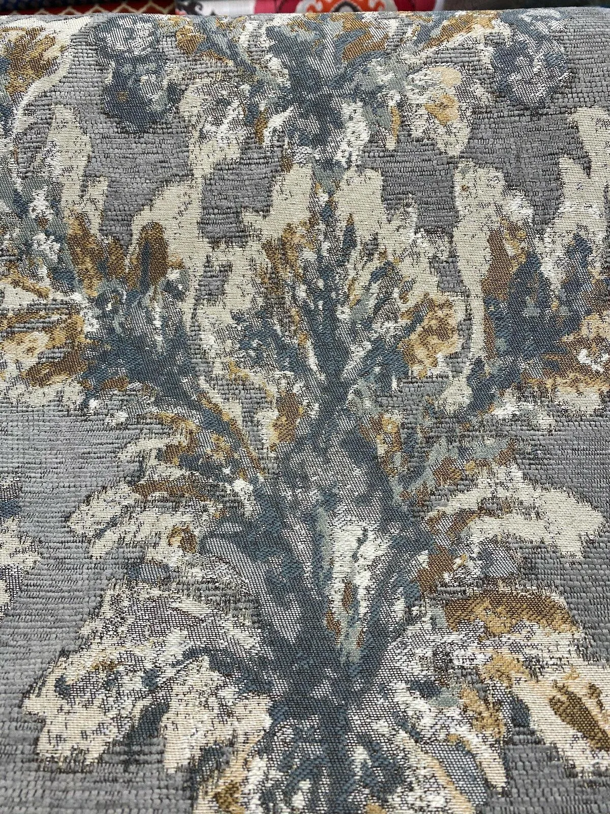 Upholstery Chenille Mill Creek Tradition Mineral Gray Fabric By The Yard