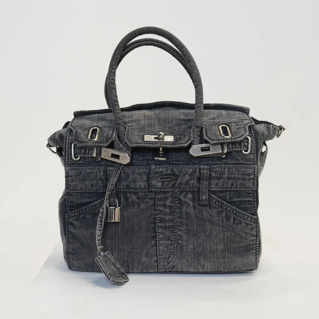 Vintage denim bag S