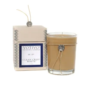 Votivo AROMATIC CANDLE CLEAN CRISP WHITE
