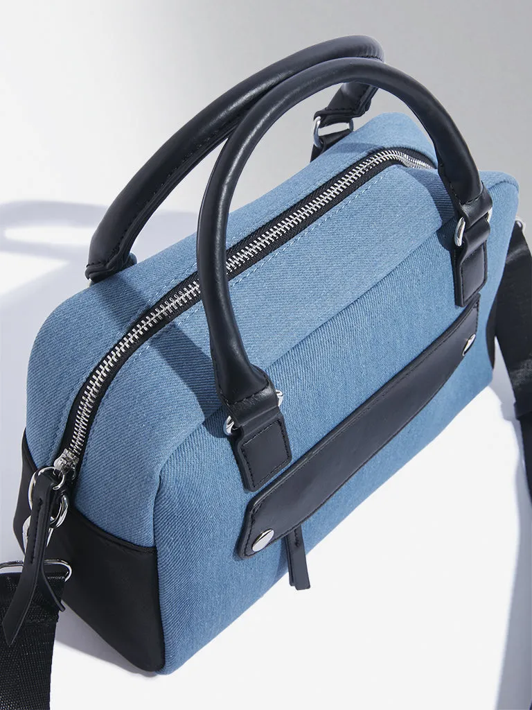 Westside Blue Denim Hand Bag