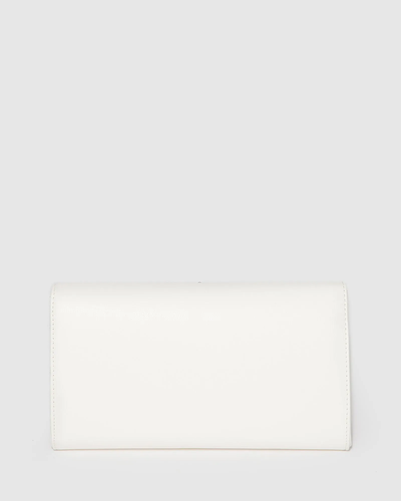 White Rosanna Scarf Clutch Bag