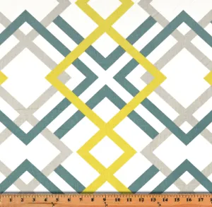 Winston Saffron Yellow Fabric By Premier Prints
